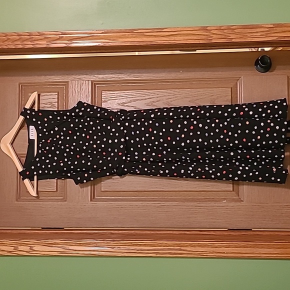 *5 for $10* ELLE Polka Dot Midi Dress Size 6 - Picture 1 of 8